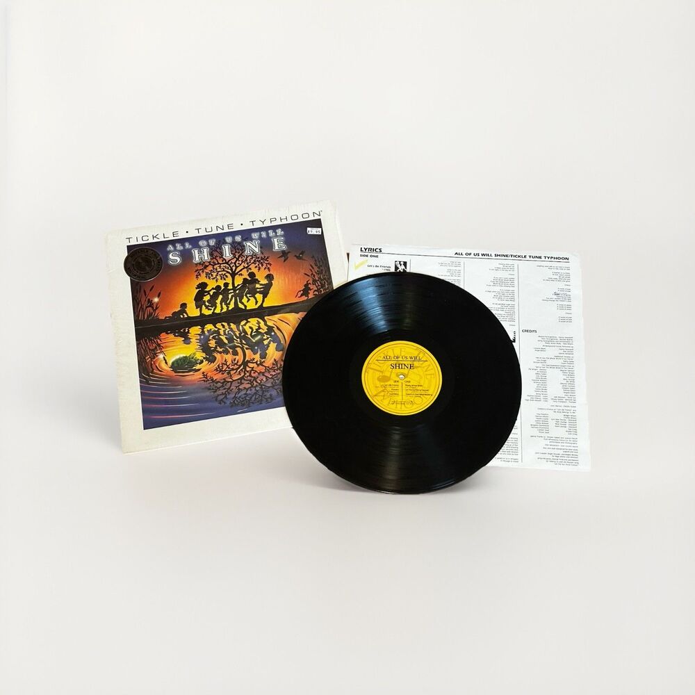 Vintage Tickle Tune Typhoon All Of Us Will Shine Lp Vinyl Record Family Music
